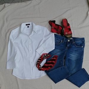 Express White Blouse